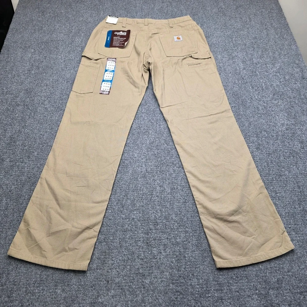 Vtg 2009 Carhartt Women's 8x30 Carpenter Pants NWT Golden Khaki Canvas WB159 GKH